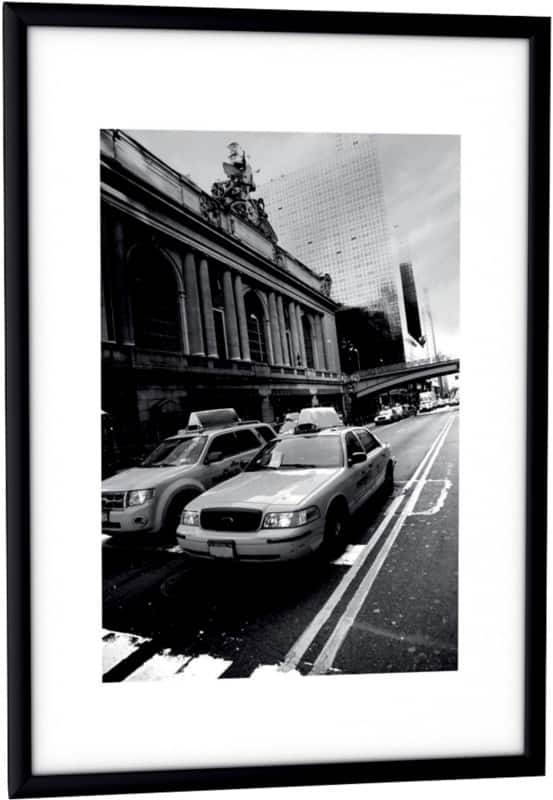 Paperflow DIN A4 Bilderrahmen Schwarz Aluminium CCFA4.01 21,7 (B) x 30,4 (H) cm CCFA4.01