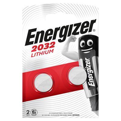 Energizer Knopfzellen CR2032 3 V Lithium 2 Stück