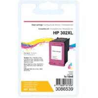 Kompatible Office Depot HP 302XL Tintenpatrone F6U67AE Cyan, Magenta, Gelb