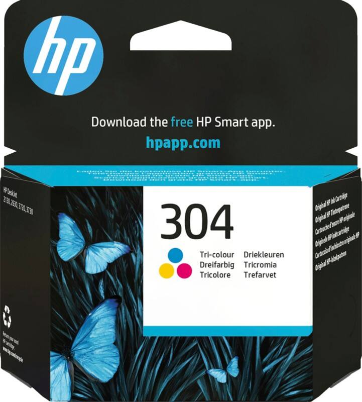 HP 304 Original Tintenpatrone N9K05AE Cyan, Magenta, Gelb
