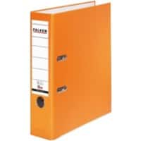 Falken PP-Color Ordner DIN A4 80 mm Orange 2 Ringe Pappkarton, PP (Polypropylen)