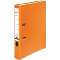 Falken PP-Color Ordner DIN A4 50 mm Orange 2 Ringe Pappkarton, PP (Polypropylen)