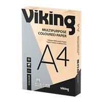 Viking DIN A4 Farbiges Papier Lachs 80 g/m² Glatt 500 Blatt