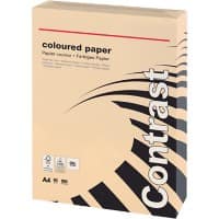 Office Depot Farbiges Kopier-/ Druckerpapier DIN A4 80 g/m² Pastelllachs Pink 500 Blatt