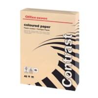 Office Depot DIN A3 Farbiges Papier Lachsfarben 80 g/m² Glatt 500 Blatt