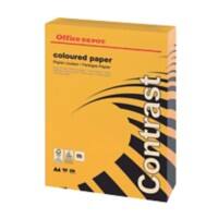 Office Depot DIN A4 Farbiges Papier Orange 160 g/m² Glatt 250 Blatt