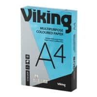 Viking DIN A4 Farbiges Papier Blau 80 g/m² Glatt 500 Blatt