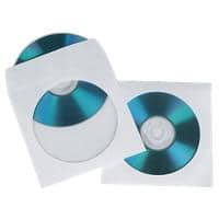 Hama CD-/DVD Papierhüllen Weiß 100 Stück