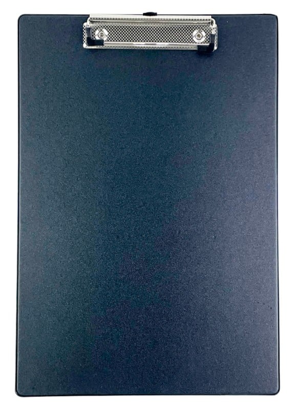 Viking Klemmbrett A4 Pappkarton, PVC (Polyvinylchlorid) Schwarz Hoch