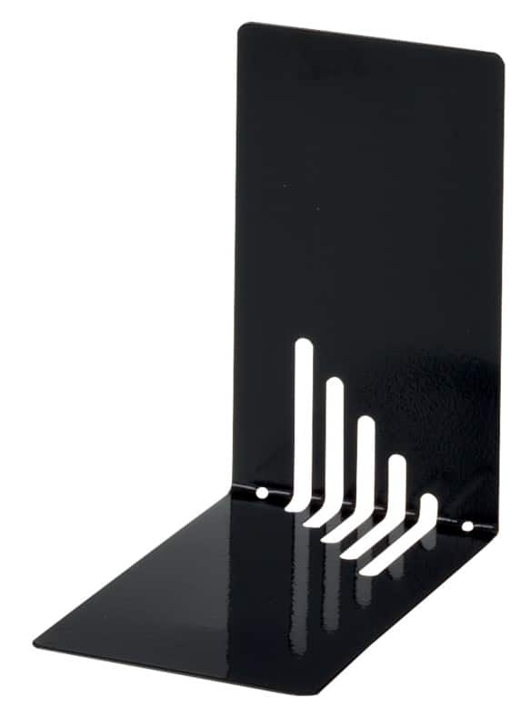 Maul Buchstütze Metall Schwarz 8,5 x 14 x 14 cm 2 Stück