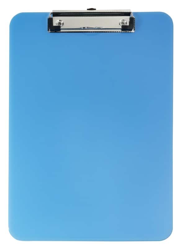 Viking Klemmbrett DIN A4 Kunststoff Blau Hoch