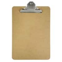 Viking Klemmbrett DIN A4, Foolscap MDF (mitteldichte Holzfaserplatte) Braun Hoch