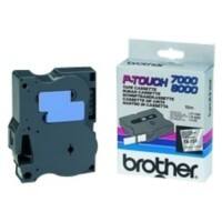 Brother Thermoetiketten TX151 8 m Schwarz auf Transparent