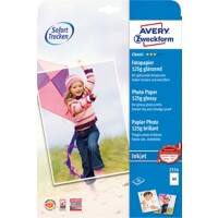 AVERY Zweckform Inkjet Fotopapier Glänzend DIN A4 125 g/m² Weiß 20 Blatt