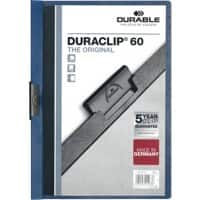 DURABLE DURACLIP Klemmmappe 60 Blatt DIN A4 Blau