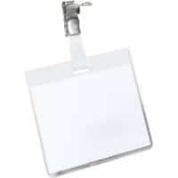DURABLE Standard Namensschild mit Clip 800319 90 x 90 mm 25 Stück
