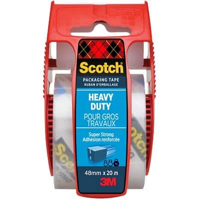 Scotch Verpackungsklebeband & Abroller 3253250 50 mm x 20 m Transparent