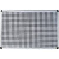 Bi-Office Pinnwand Magnetisch Wandmontage Keramik, Stahl 60 (B)x45 (H) cm Aluminium Grau