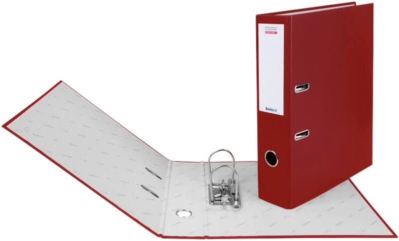 Biella Dinocolor Breit Ordner DIN A4 70 mm Weinrot 2 Ringe 10341747U Kunststoff
