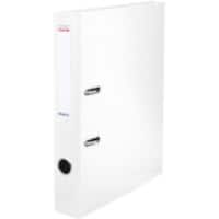 Biella Schmal Ordner DIN A4 40 mm Weiß 2 Ringe 10341401U Kunststoff Hochformat
