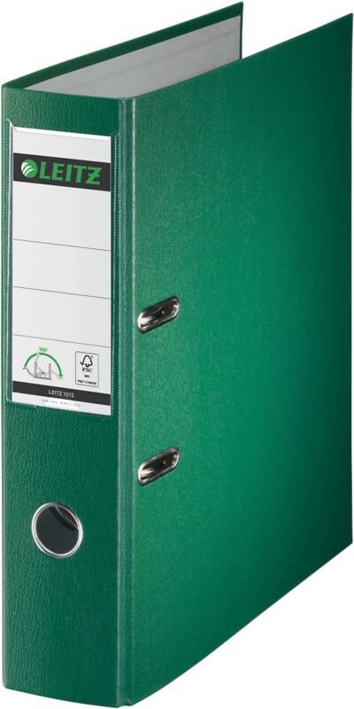 Leitz Swiss Edition 180° Ordner Breit DIN A4 80 mm Grün 2 Ringe 1013 Kunststoff Hochformat