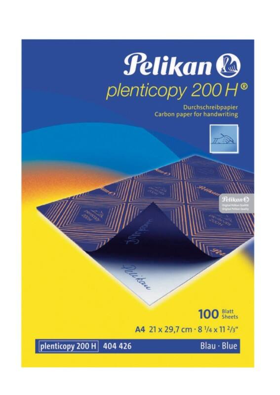 Pelikan Plenticopy DIN A4 Kohlepapier Blau 100 Blatt