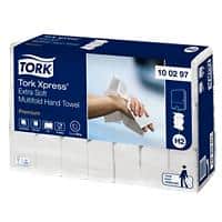 Tork Premium Interfold H2 Advanced Falthandtücher M-falz Weiß 2-lagig 100297 21 Stück à 100 Blatt
