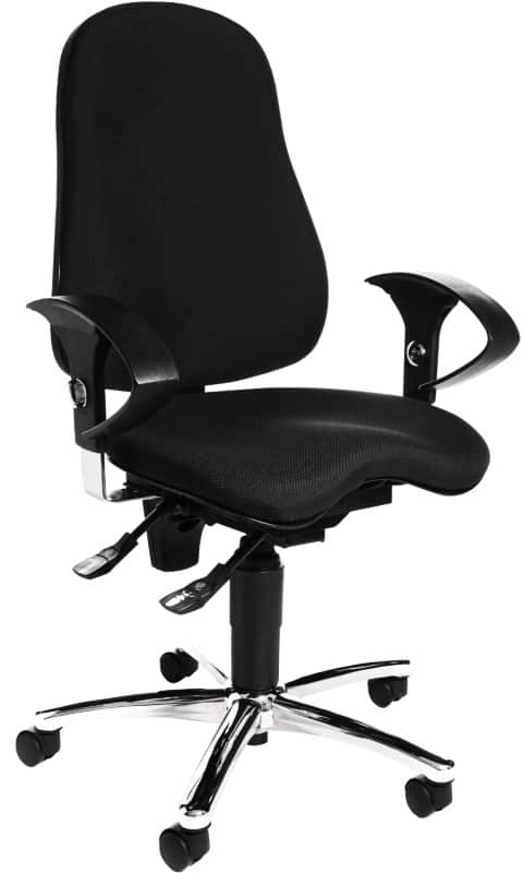 Topstar ergonomischer bã¼rostuhl sitnessâ® 10 stoff schwarz