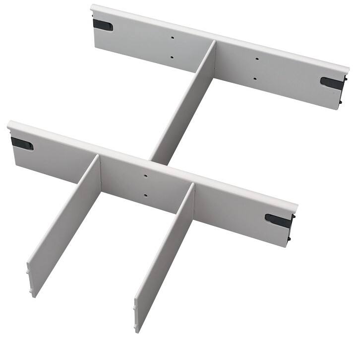 Hammerbacher Trennsteg Lichtgrau 10 Stück