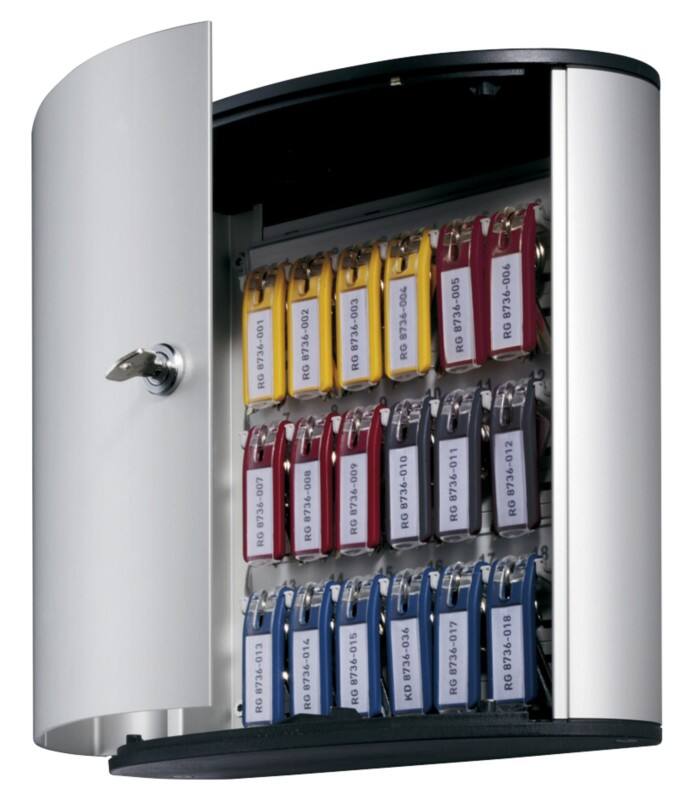 DURABLE Schlüsselkasten Key Box 1951 300 x 118 x 280 mm 18 Haken