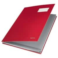 Leitz Unterschriftsmappen 5701-00-25, rot, 240x340 mm, 10 Fächer