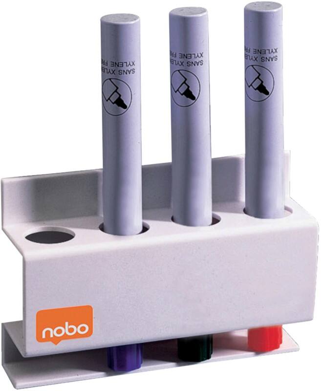 Nobo Stiftehalter Magnetisch 12 x 8 cm Weiß