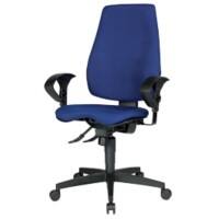 Realspace Ergonomischer Bürostuhl Eiger Stoff Blau