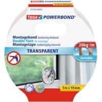 tesa Powerbond Montageband 55744 19 mm x 5 m Transparent