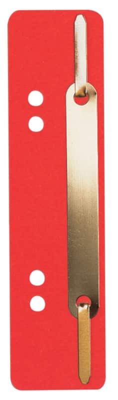 Heftstreifen Rot Recyclingkarton kurz 3,4 x 15 cm 100 Stück