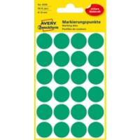 AVERY Zweckform 3006 Markierungspunkte Grün 4 Blatt à 24 Etiketten