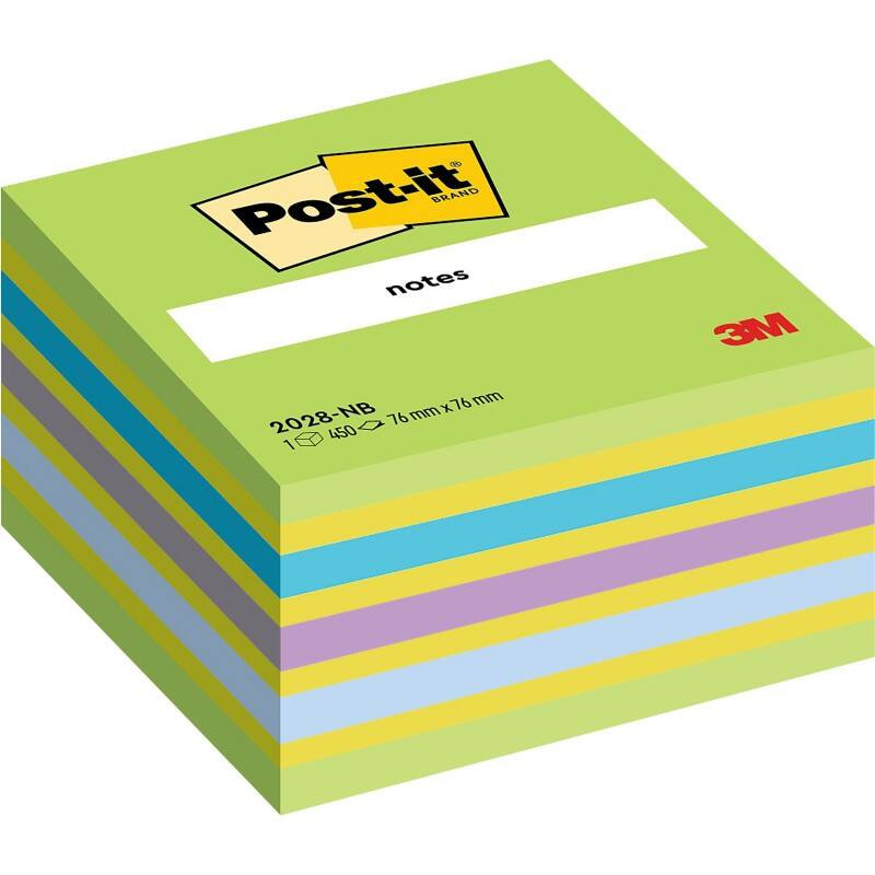 Post-it Haftnotizenwürfel 76 x 76 mm Farbig sortiert 450 Blatt
