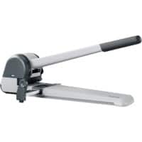 Leitz Super Blocklocher 5182 Metall 2-fach Powersave 250 Blatt Silber