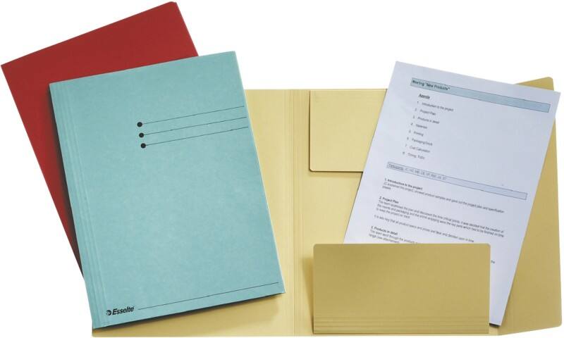 Esselte Manilla Jurismappe 1033315 DIN A4 Rot Recycelter Karton 250 Blatt 24 x 31,8 x 2 cm 50 Stück