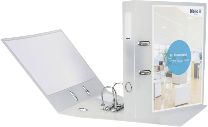 Biella Creative Breit Ringbuch DIN A4 70 mm Transparent 2 Ringe 11941703U Pappkarton, PP (Polypropylen)