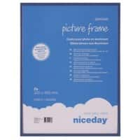 Niceday DIN A3 Bilderrahmen Blau Aluminium 3320982 40 (B) x 30 (H) cm 2 Stück