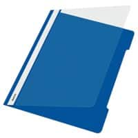Leitz Standard Plastik-Schnellhefter 4191 DIN A4 PVC 60 Blatt Blau