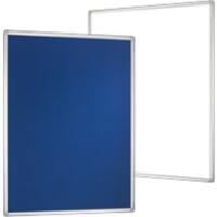 Franken Whiteboard Magnetisch Wandmontage 180 (B) x 120 (H) cm Aluminium Blau, Weiß