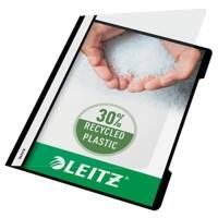 Leitz Standard Plastik-Schnellhefter 4191 DIN A4 Polypropylen 60 Blatt Schwarz