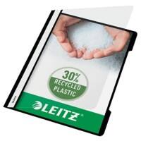 Leitz Standard Plastik-Schnellhefter 4191 DIN A4 PVC 60 Blatt Schwarz