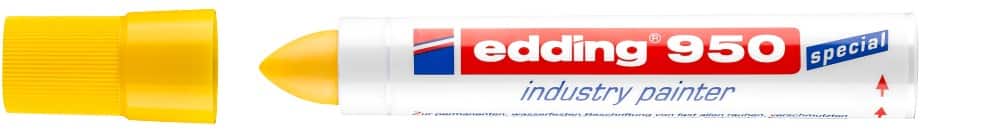 edding Industriemarker 950 Rundspitze 10 mm Gelb