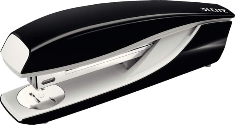 Leitz NeXXt Heftgerät 5504 Vollstreifen 40 Blatt Schwarz 24/8, 26/8 Kunststoff, Metall