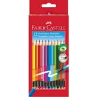 Faber-Castell Radierbar Buntstifte Farbig sortiert 12 Stück