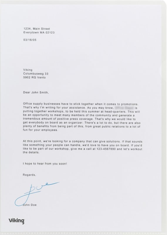 Viking Premium Stark Klarsichthülle DIN A4 Glasklar Transparent PP (Polypropylen) 145 Mikron 25 Stück