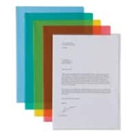 Office Depot Deluxe Stark Klarsichthülle DIN A4 Farbig Sortiert PP (Polypropylen) 145 Mikron 25 Stück